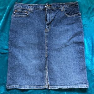 Ralph Lauren Jean Skirt 14